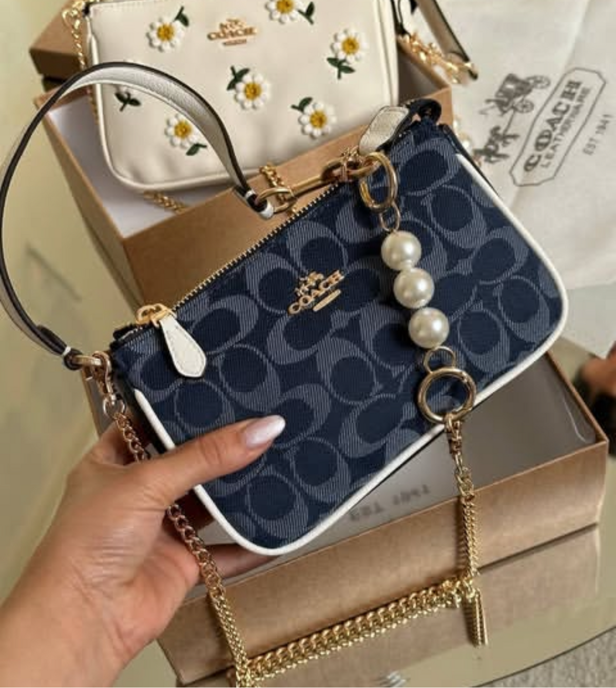 Coach Nolita Jacquard with Brand Box