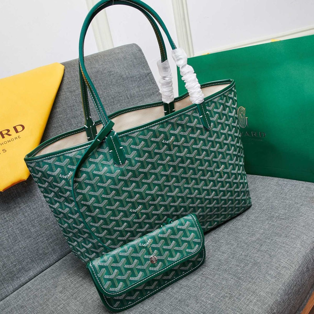 Goyard Tote Bag with Pouch