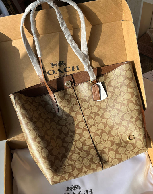 COACH Signature City Tote Bag with Box