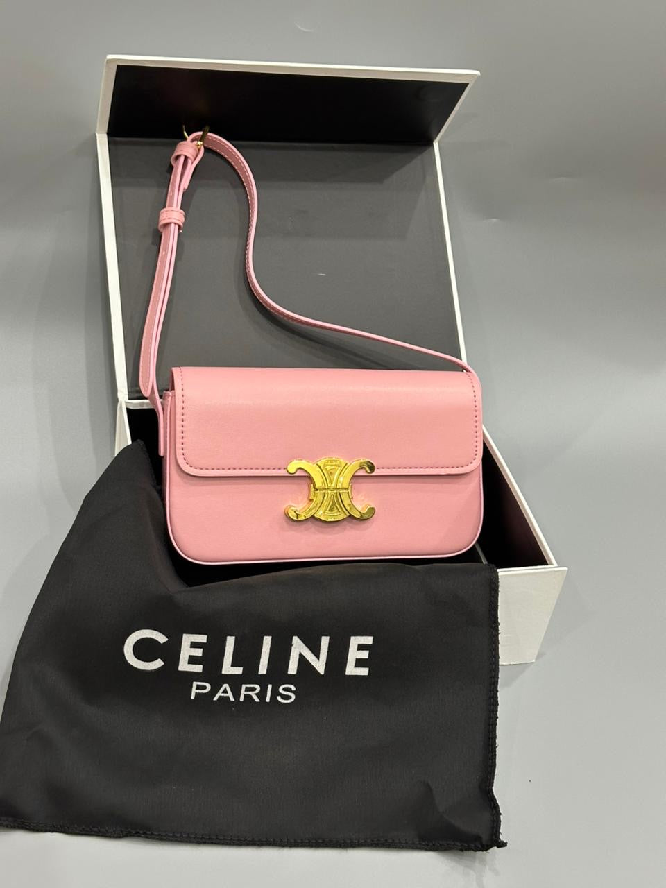 CELINE Triomphe Bag with Brand Box