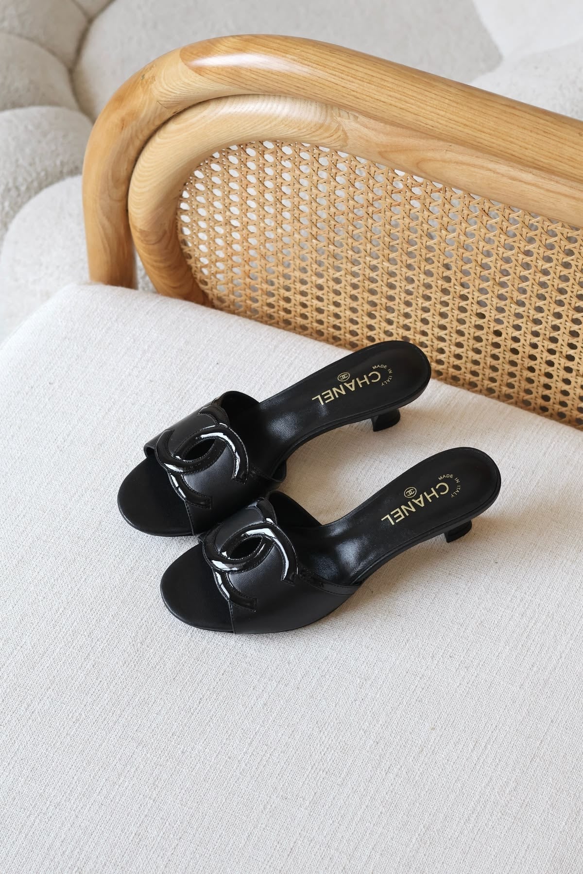 CHANEL Mules with Brand Box