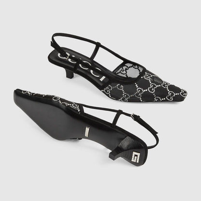 Gucci Sling Pumps with Complete Packaging