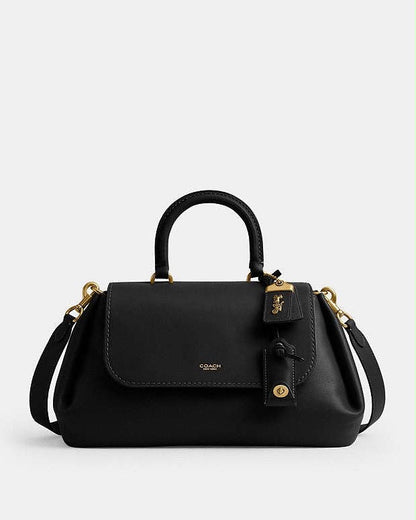 Coach Slouchy Rogue Top Handle Bag with Brand Box - Genuine Leather