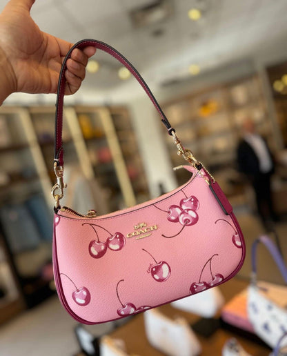 Coach Teri in Cherry with Brand Box-Same as Original