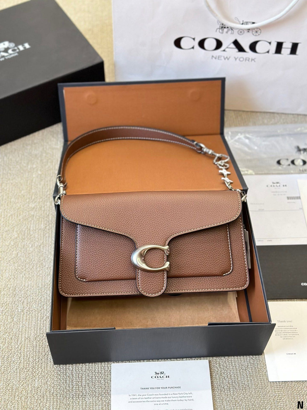COACH Tabby Shoulder Bag 26 with Box