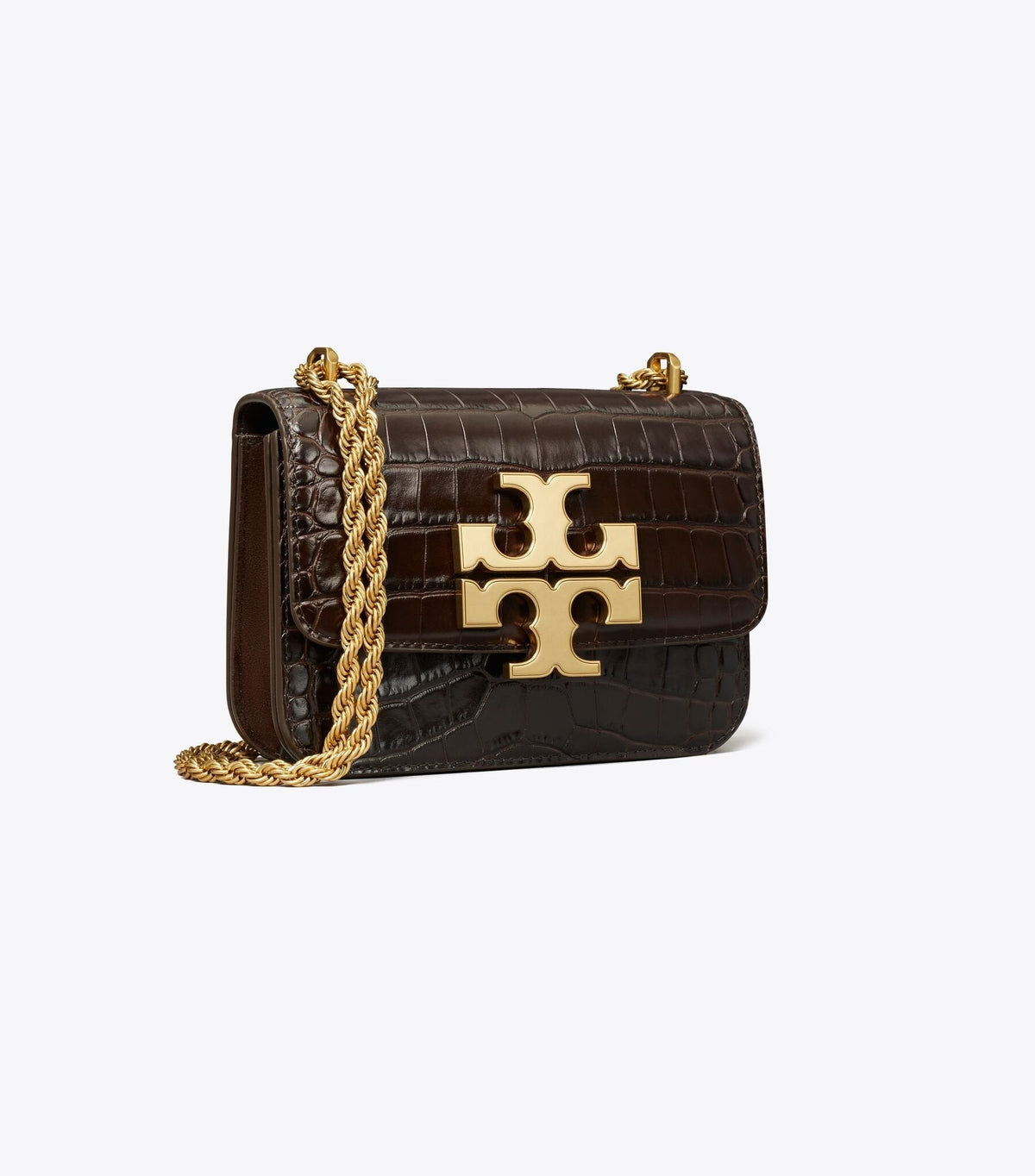 Tory Burch Eleanor Croc Medium with Brand Box