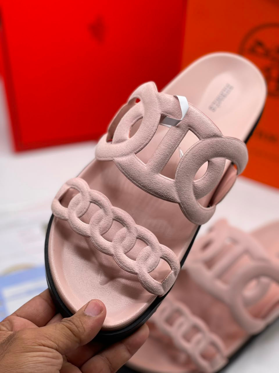 Hermes Extra Sandal with Brand Box