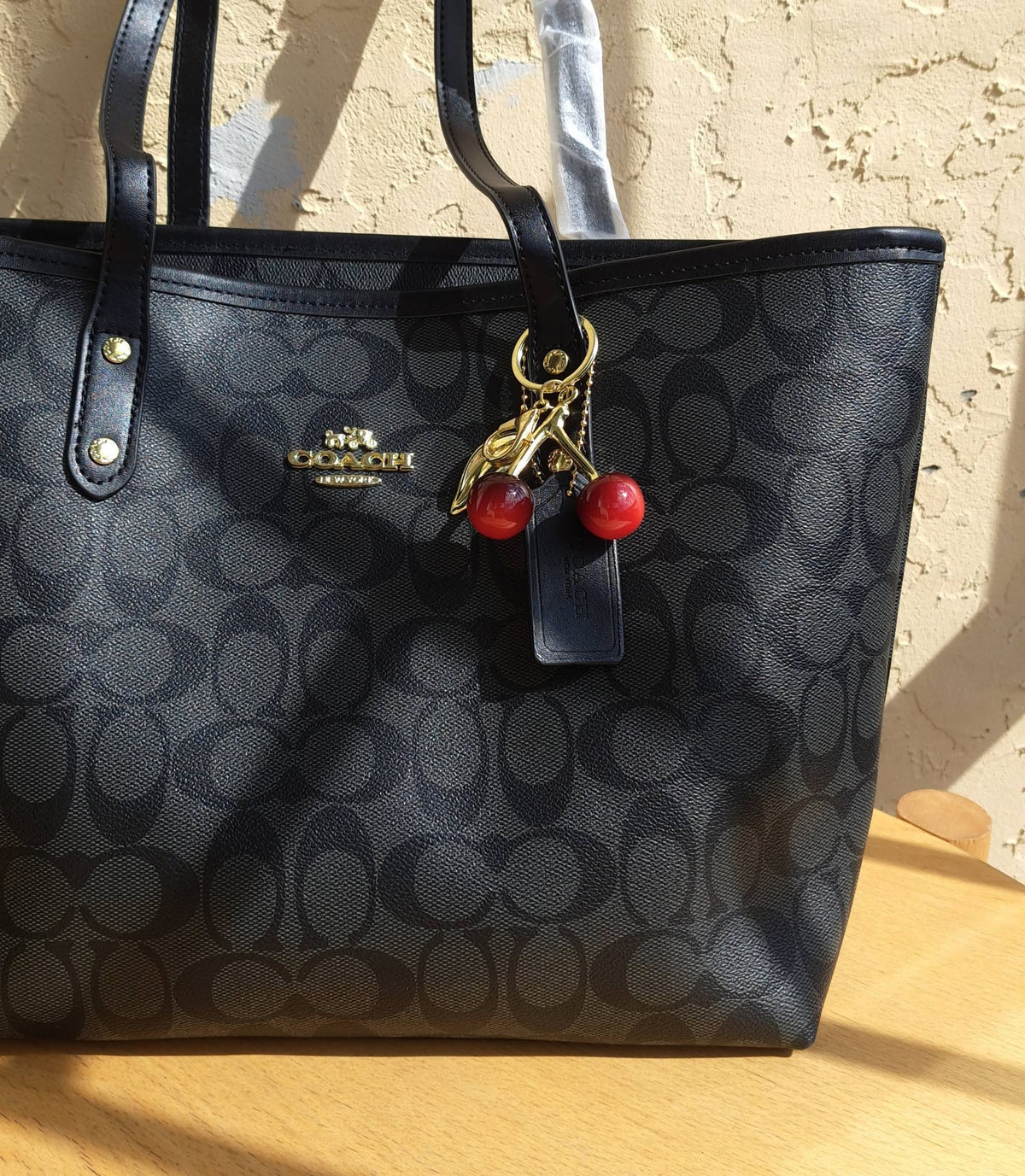 COACH Signature City Tote Bag with Box