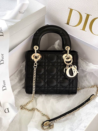Christian Dior Lady Dior Bag with Brand Box- Small