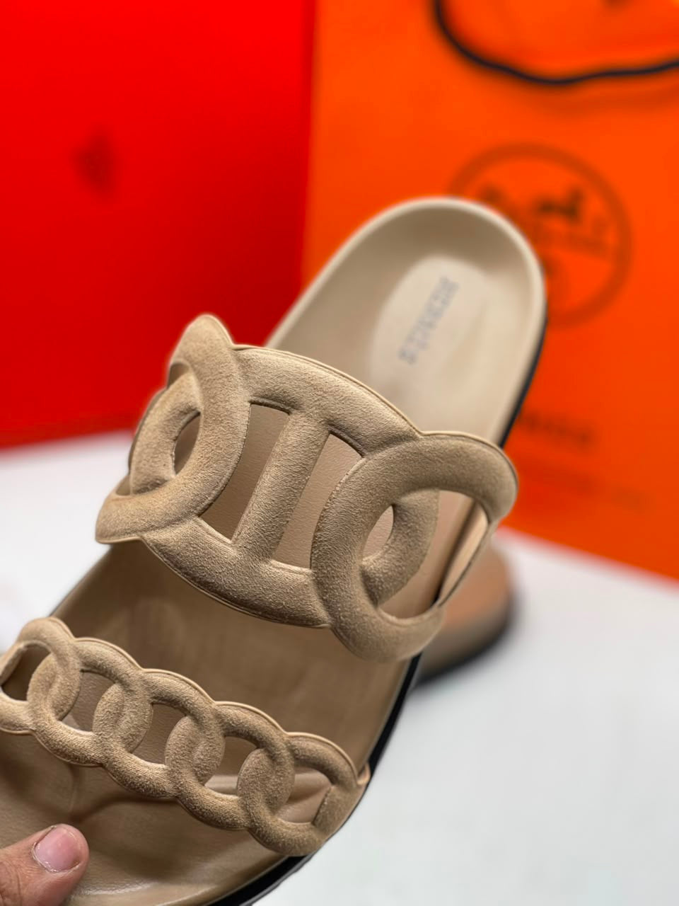 Hermes Extra Sandal with Brand Box