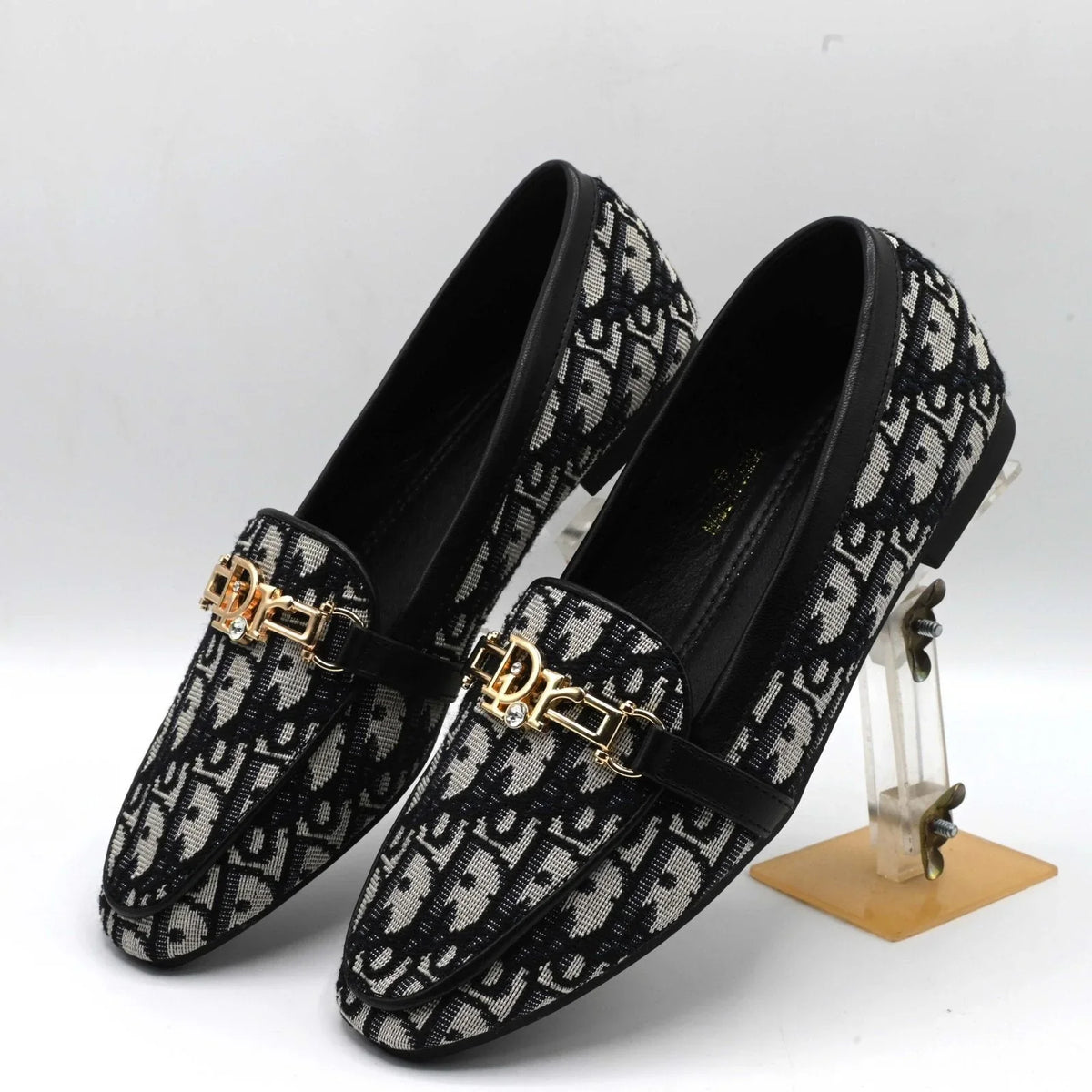 Dior Oblique Monogram Loafers Black