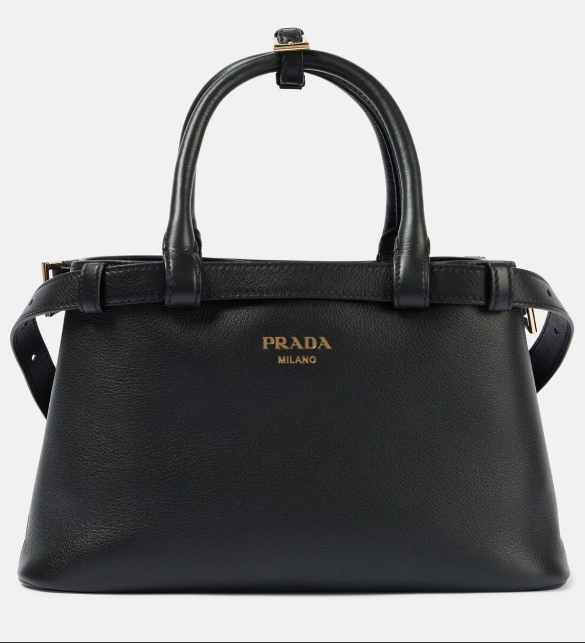 Prada Buckle Small Tote with Brand Box