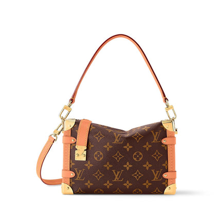 LV Side Trunk Small with Brand Box - Genuine Leather