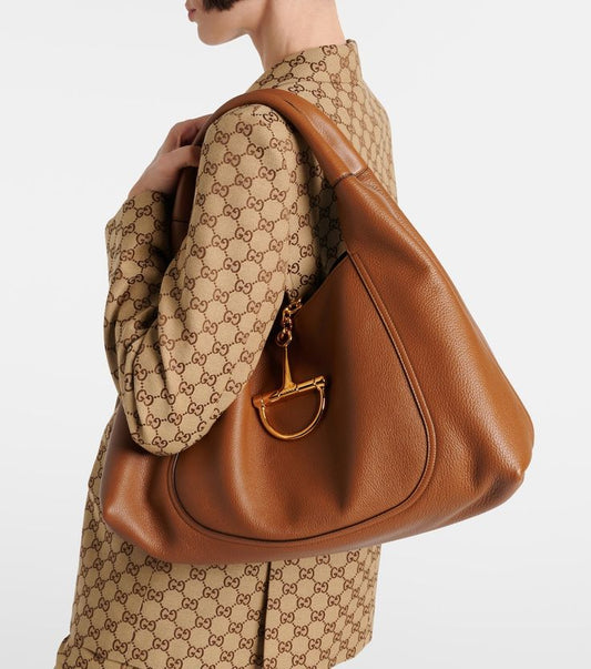Gucci Softbit Maxi Shoulder Bag with Box