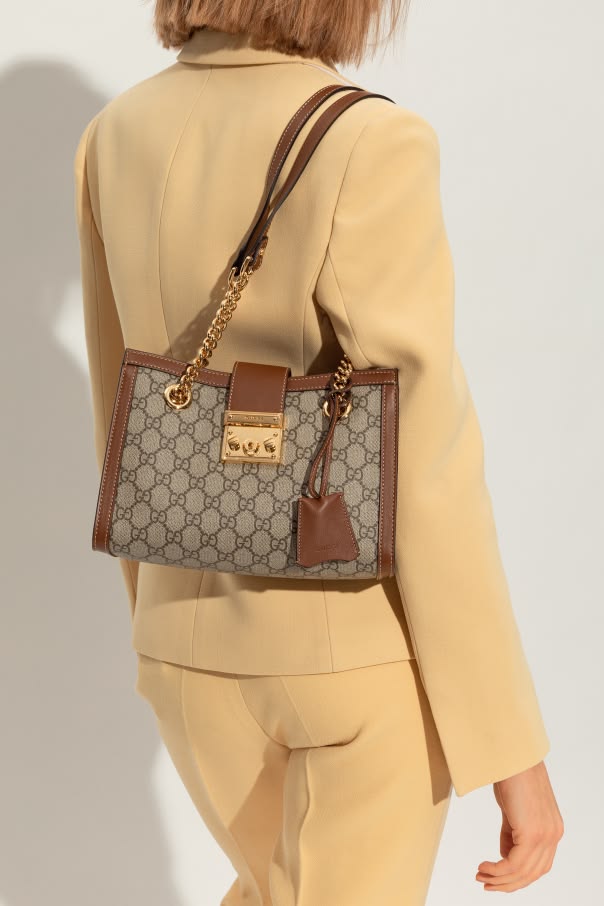 GUCCI Padlock Small Shoulder Bag with Box