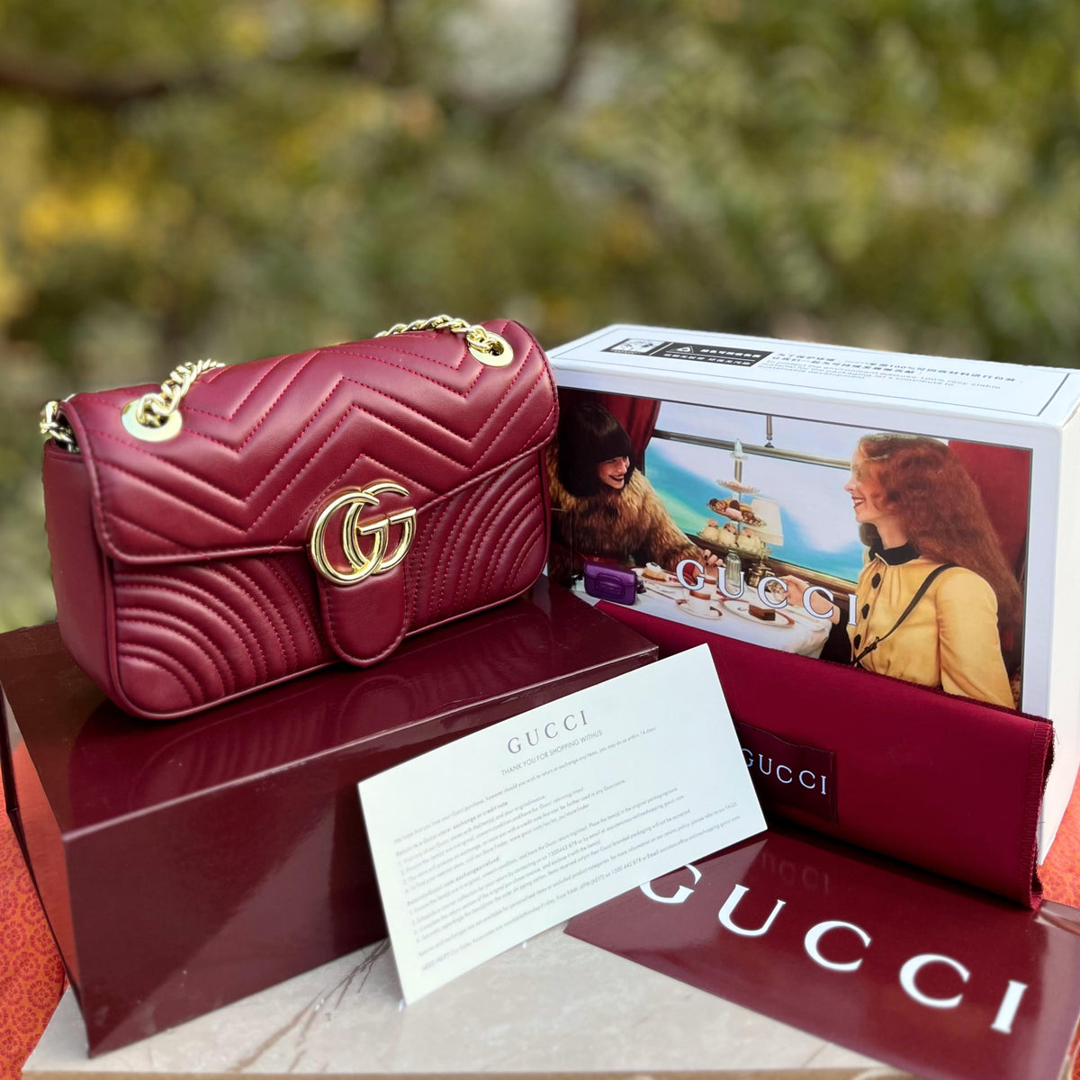 GUCCI | GG Marmont Small Shoulder Bag with Box