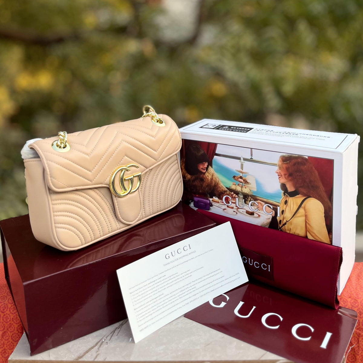 GUCCI | GG Marmont Small Shoulder Bag with Box