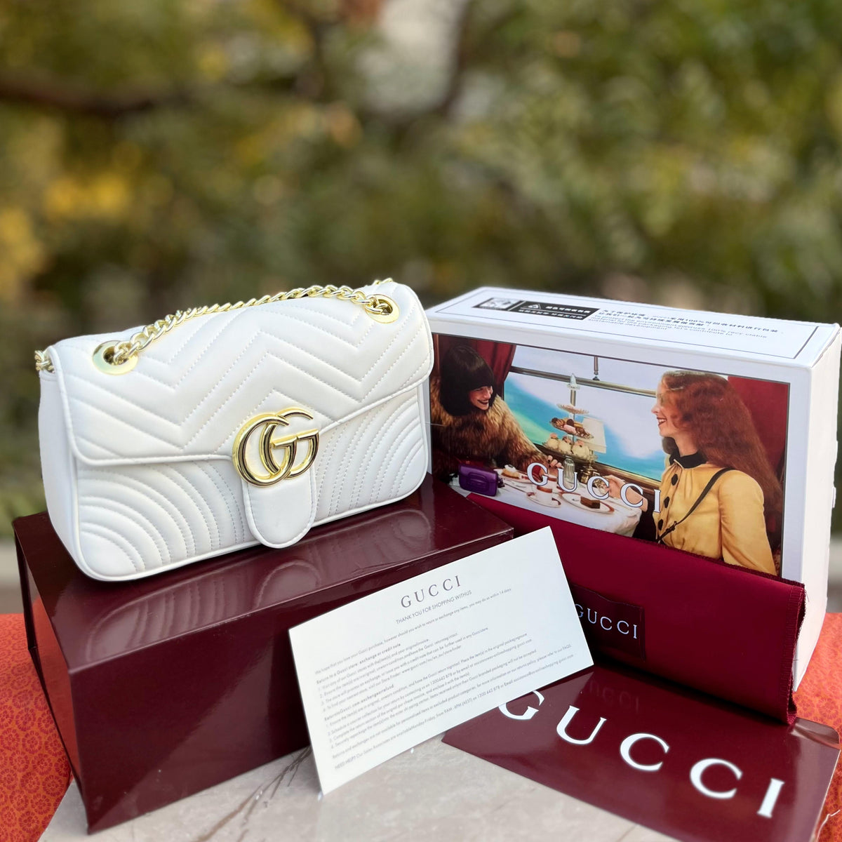 GUCCI | GG Marmont Small Shoulder Bag with Box