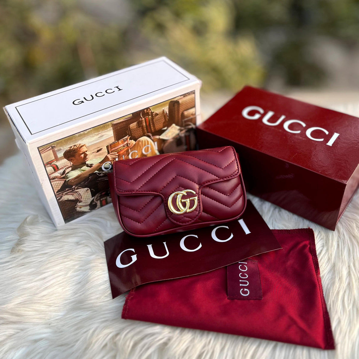 GUCCI | GG Marmont Mini Shoulder Bag with Box