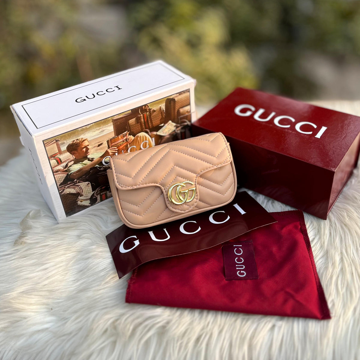 GUCCI | GG Marmont Mini Shoulder Bag with Box