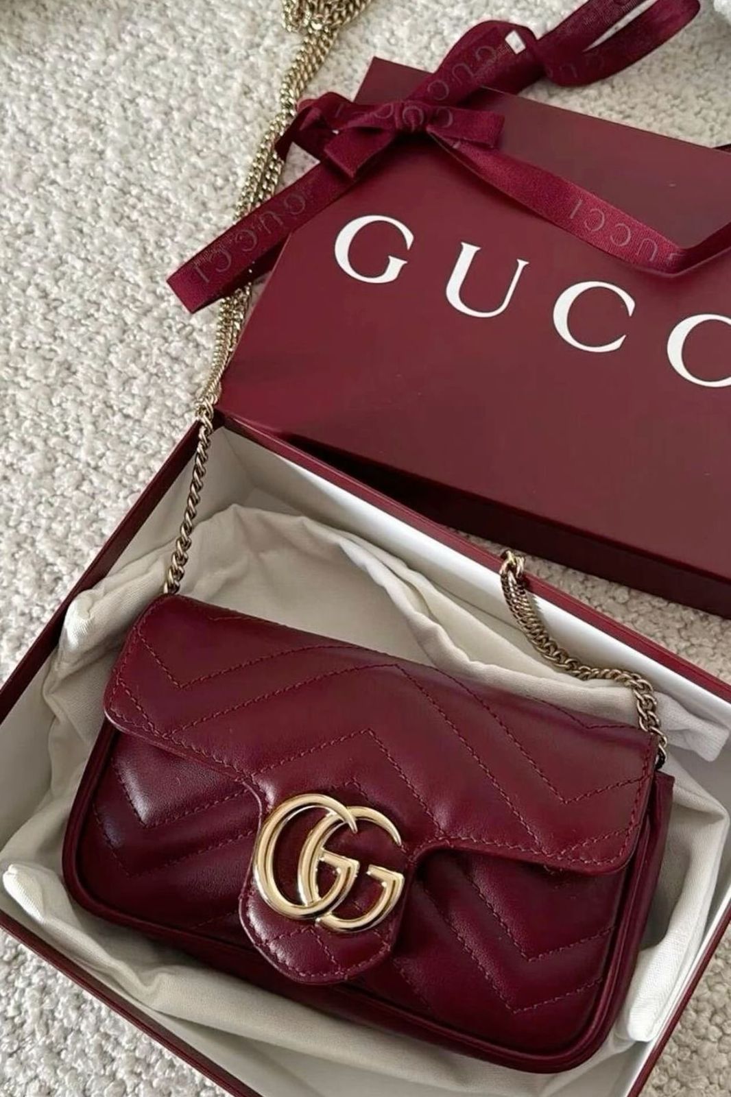 GUCCI | GG Marmont Mini Shoulder Bag with Box