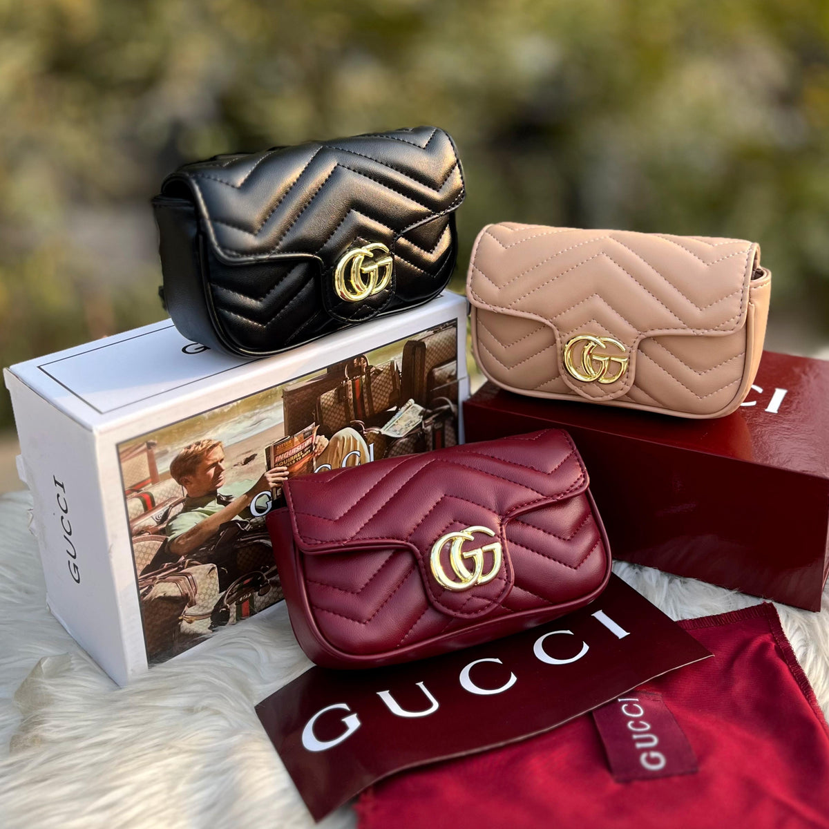 GUCCI | GG Marmont Mini Shoulder Bag with Box
