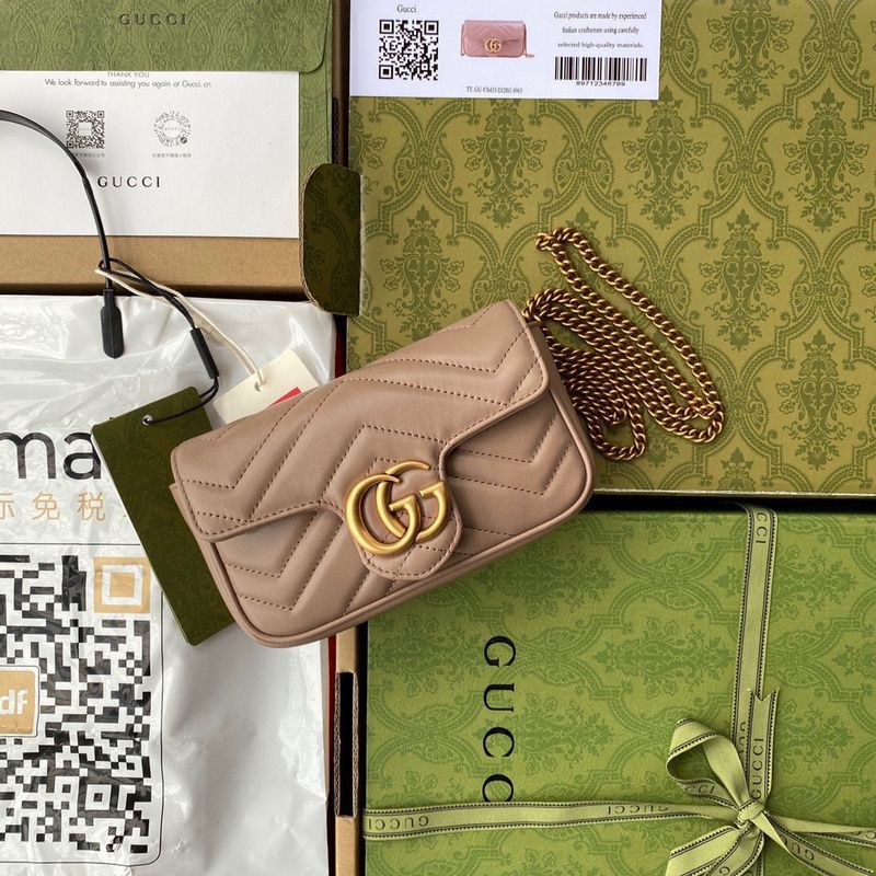 GUCCI | GG Marmont Mini Shoulder Bag with Box
