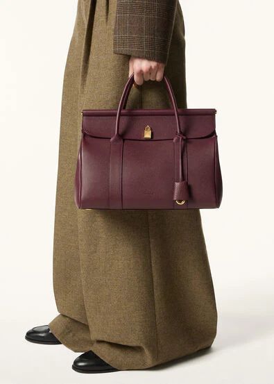 Loro Piana Loom Bag L32 in Grained Calfskin with Box
