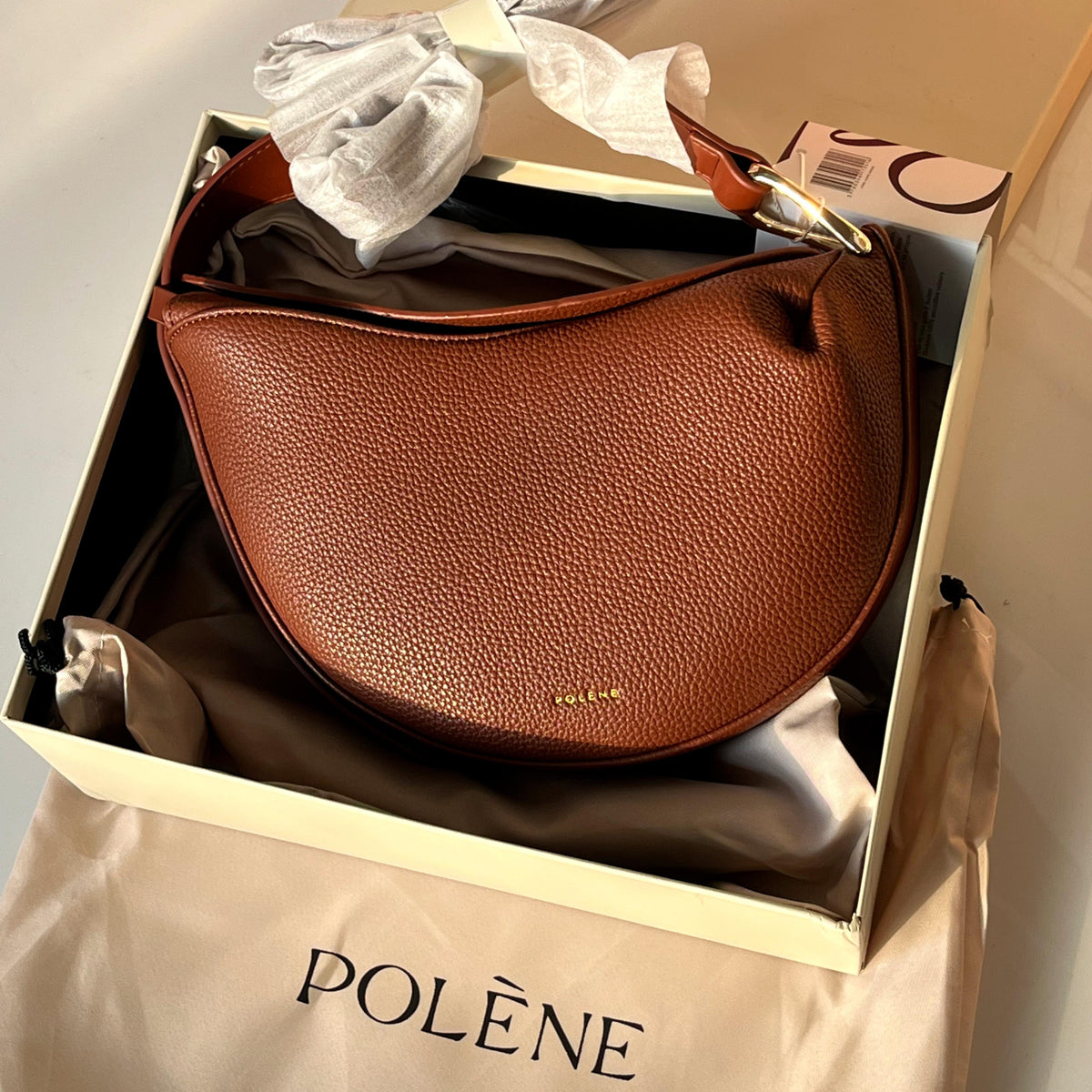 Polène Tonca Shoulder Bag with Box