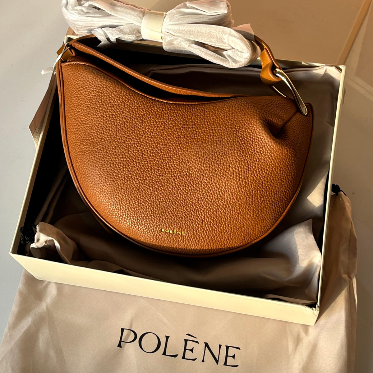 Polène Tonca Shoulder Bag with Box