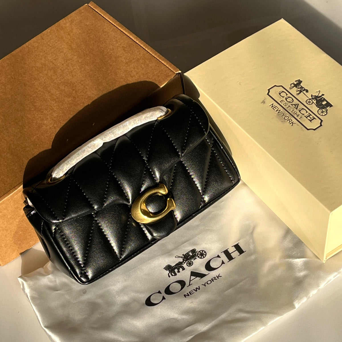 COACH | Tabby Shoulder Bag 20 With Pillow Quilting with Box