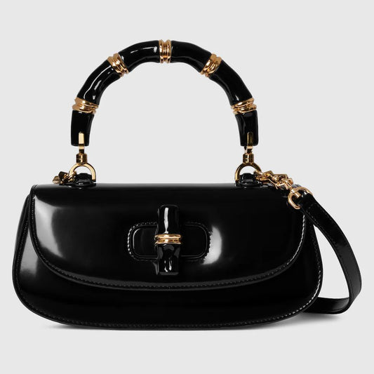 Gucci Bamboo 1947 Small Top Handle Bag with Box