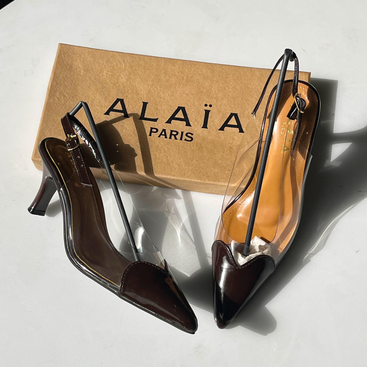Alaïa Le Cœur Slingback Pumps