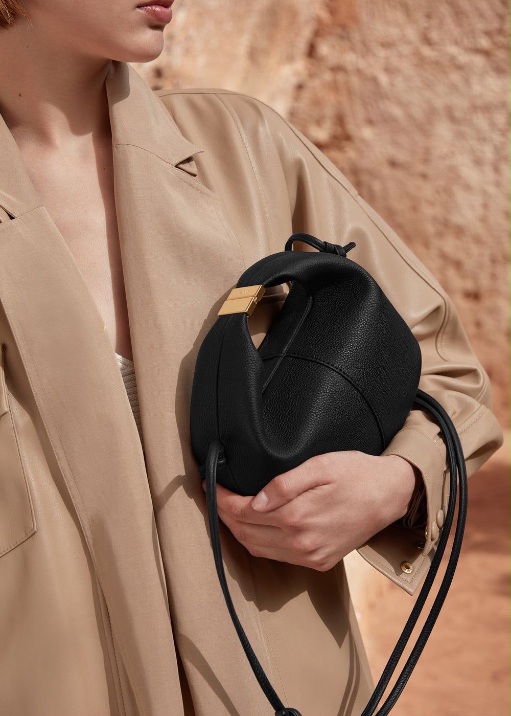 Polène Béri Leather Bag with Box