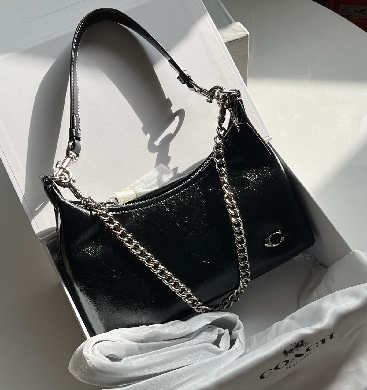Coach Brooklyn Shoulder Bag 25 with Box