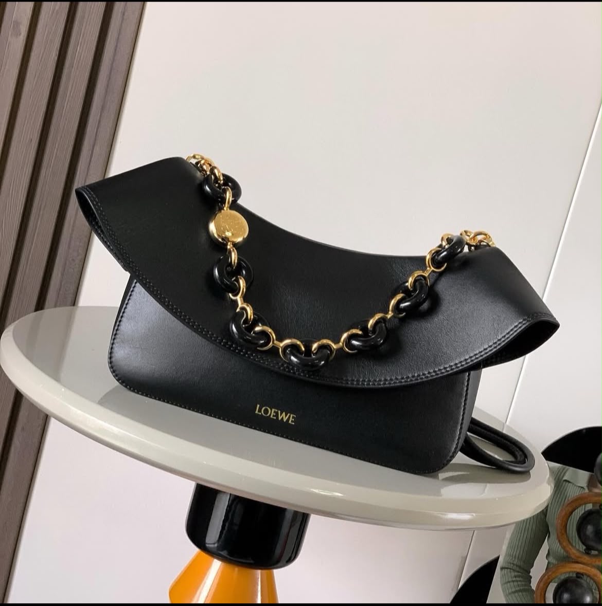 Medium Ola bag in smooth calfskin with Box