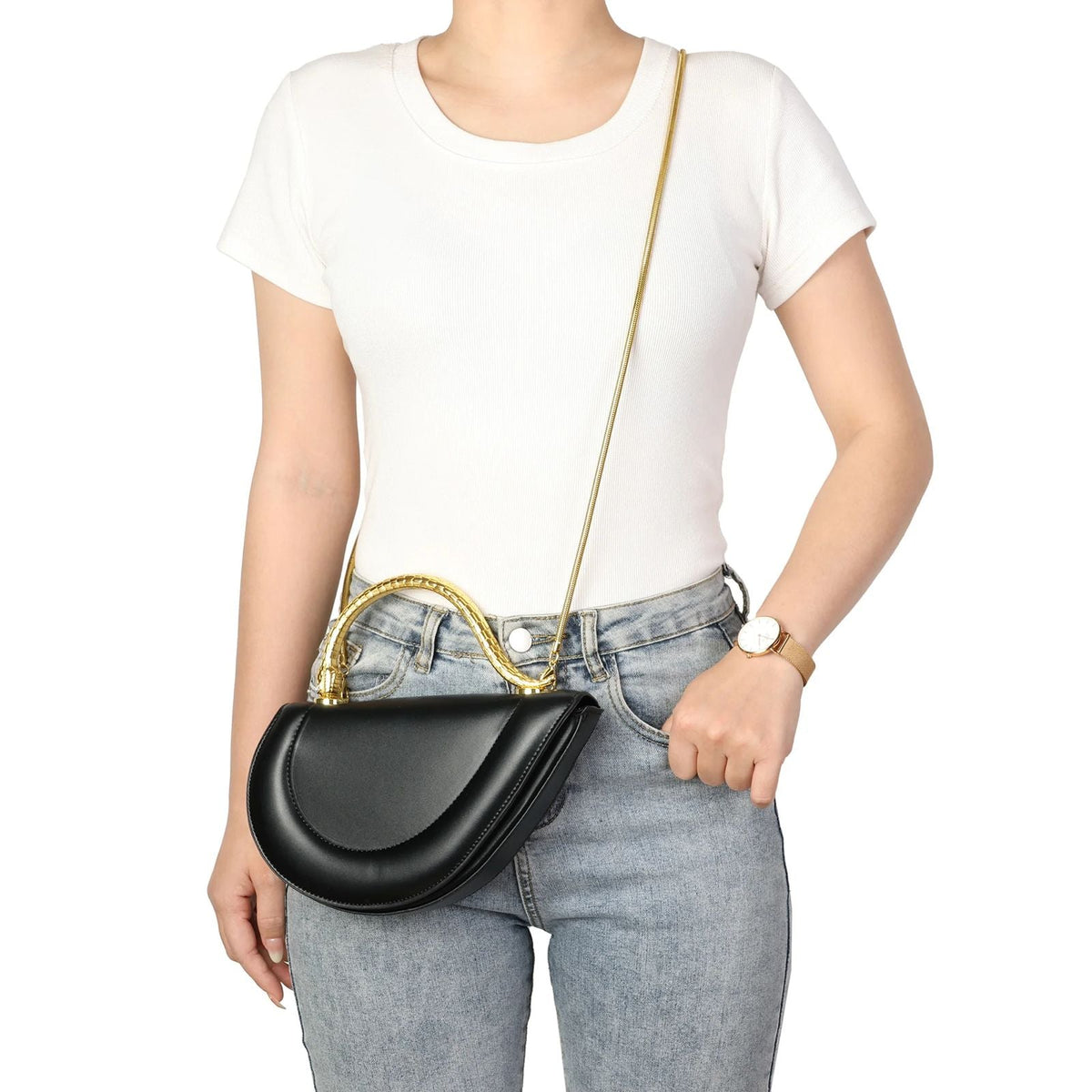BVLGARI Serpenti Cuore 1968 Top Handle Bag with Box
