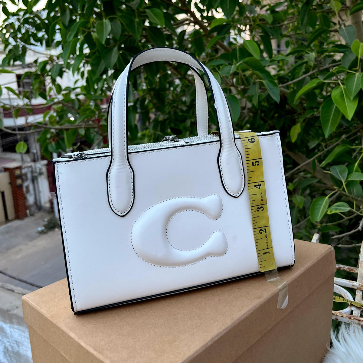Coach Outlet Nina Mini Tote Bag with Box