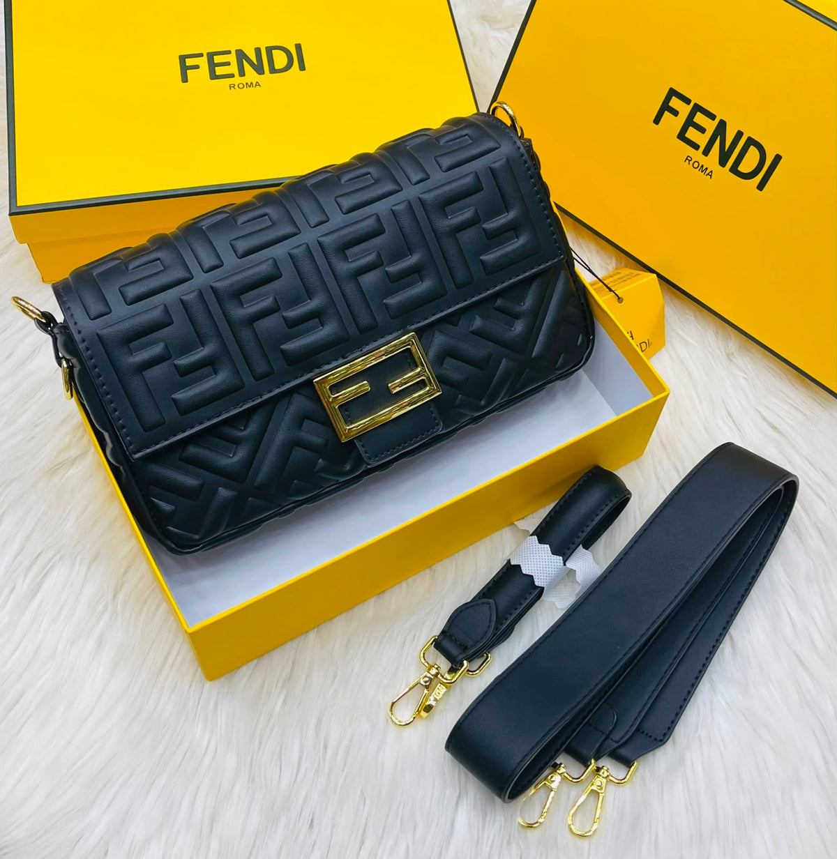Fendi Baguette Bag with Box