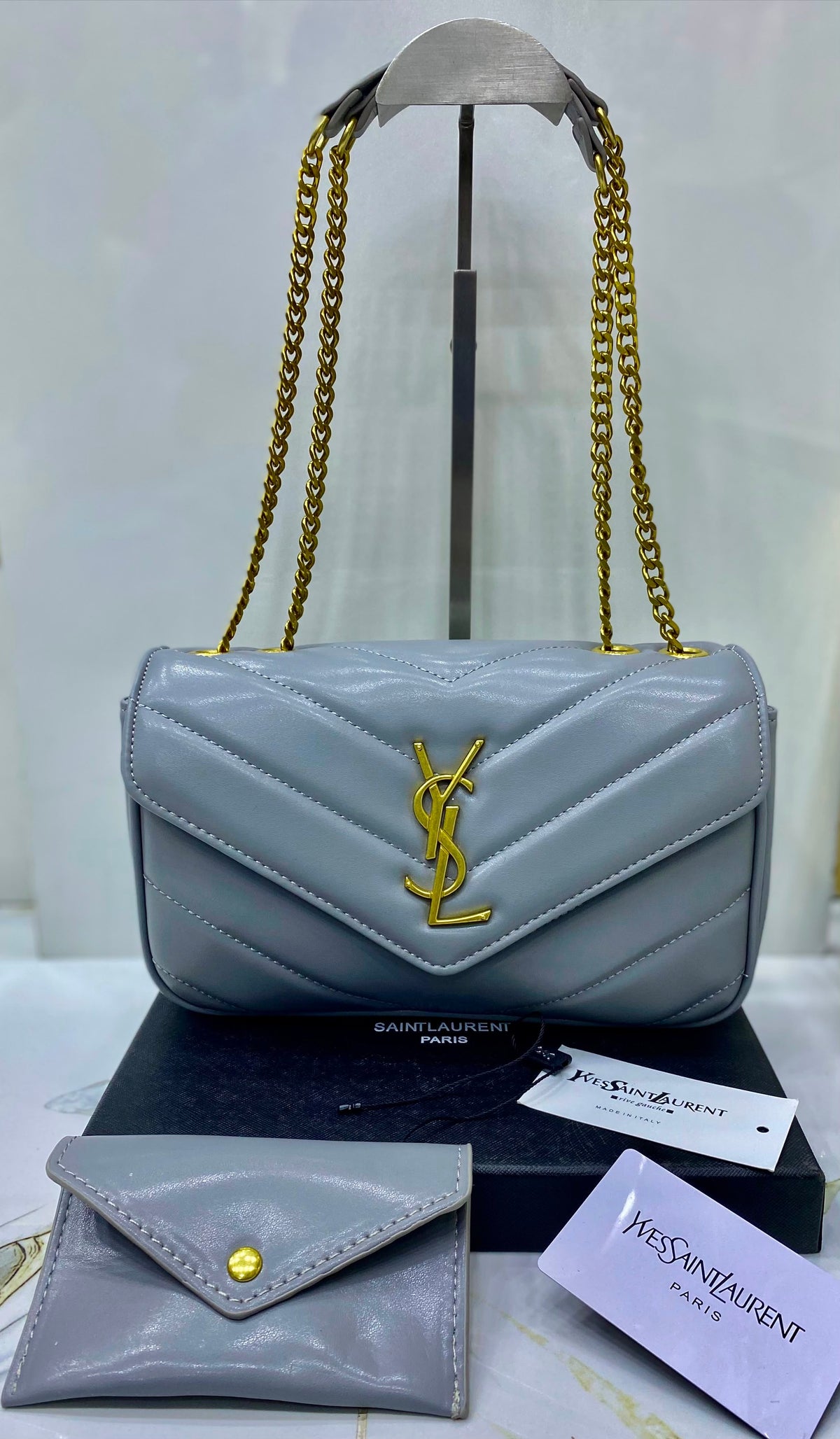 Saint Laurent Loulou Shoulder Bag with Box