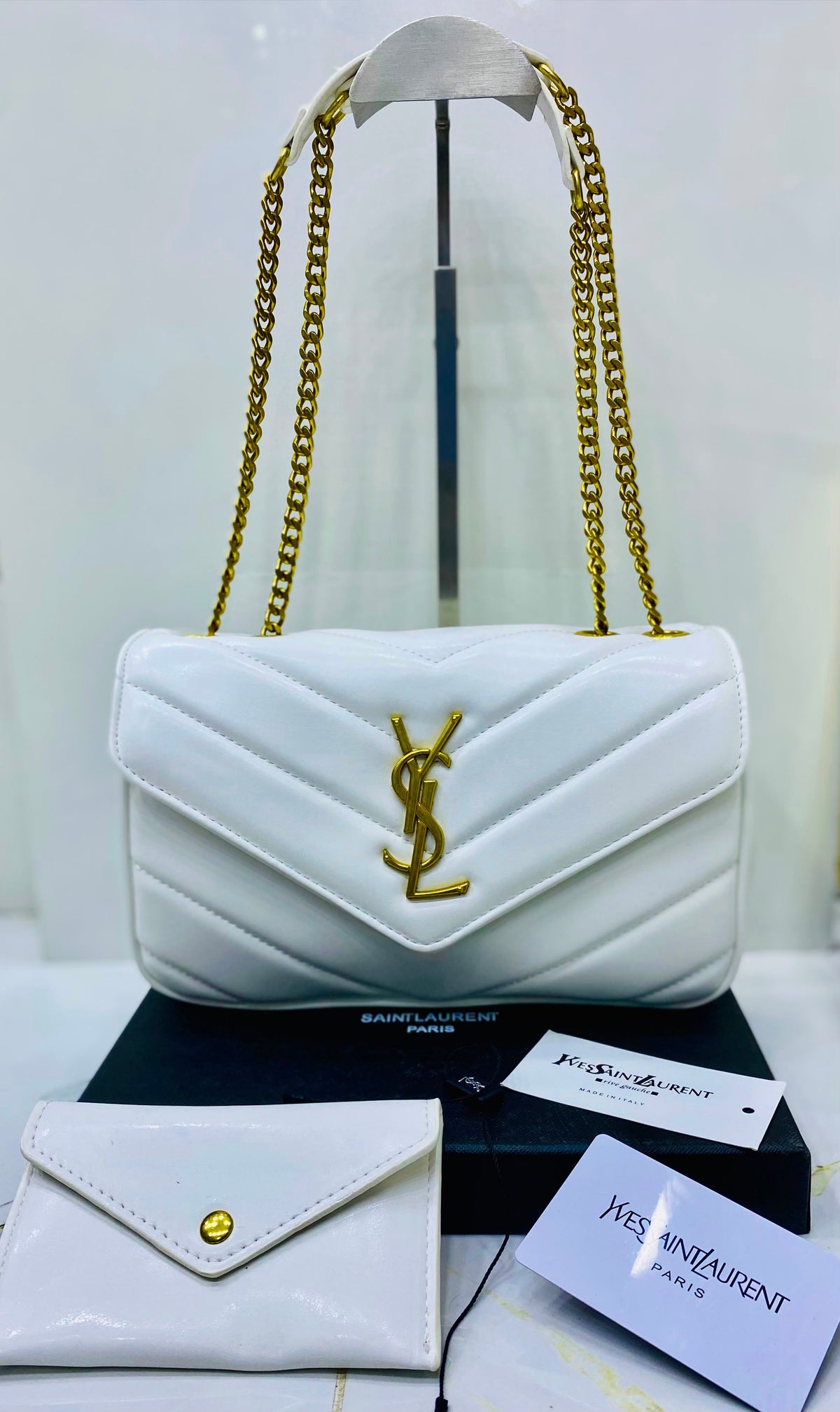 Saint Laurent Loulou Shoulder Bag with Box