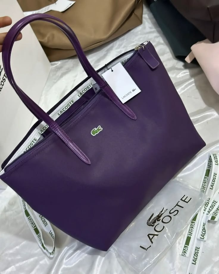 LACOSTE Tote Bag | Limited Stock Available on with Box