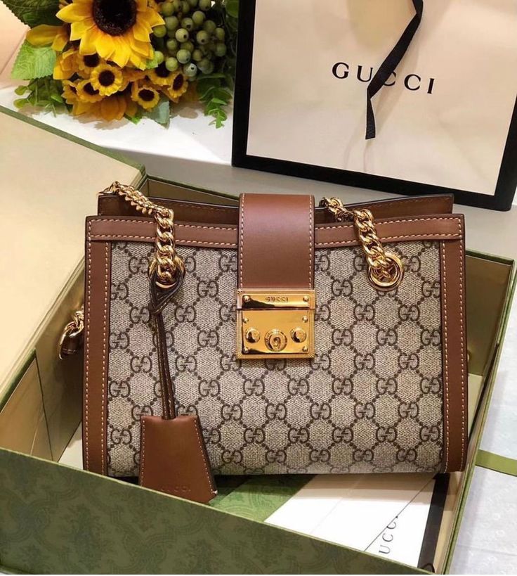 GUCCI Padlock Small Shoulder Bag with Box